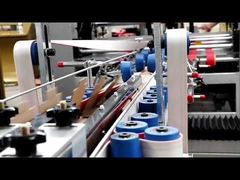 RINO Carton Box Folder Gluer Machine , 12kw Corrugated Box Pasting Machine 2600×1600mm