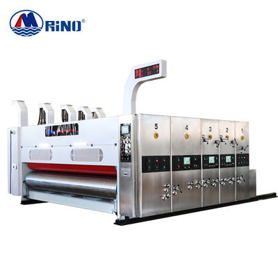 1200mm Carton Box Flexo Printing Machine 200Pcs/Min With Slotter